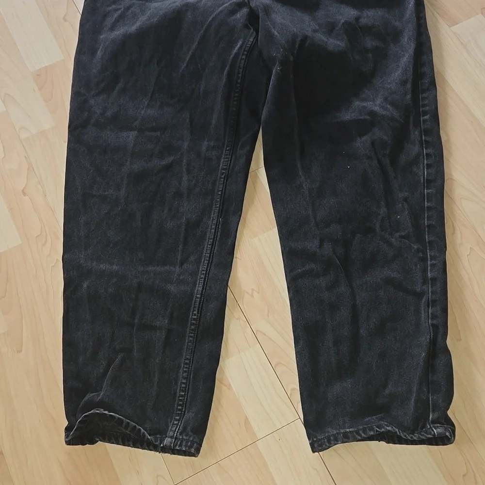 Vintage Usa Made Levis 560 Loose Fit Tapered Leg Black Denim Jeans 42x32